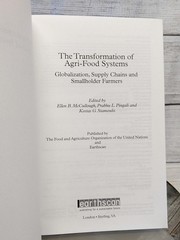 Transformation of Agri-Food Systems, Globalization, Supply Chains 2008 PB Book