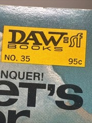 Pierre Barbet Baphomet’s Meteor 1972 DAW Books (Yellow Spine) #35 1st Printing