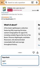 Irene Howat Lightkeepers Ten Girls 5-Book Paperback Box Set Ages 9-12