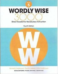 Wordly Wise 3000 Grade 5 Fourth Edition – Paperback – GOOD