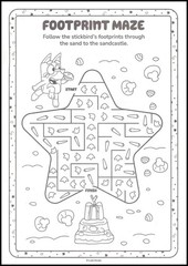 Bluey – Jumbo Coloring And Activity – Book