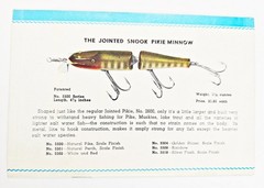 Extremely Rare 1942 Creek Chub Lures Wartime Expo Booklet EX Condition