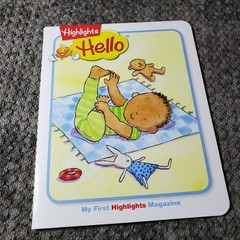 Highlights Hello My First Magazine Board Book Lot Early Learning Toddler Baby