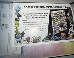 Official POKEMON Black and White Strategy Guide Volume With All Posters Lot Of 3