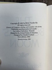 Vintage THE BOMBERS’ MOON by Betty Vander Els Very Good Condition