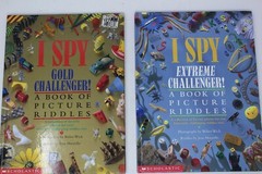 Lot of 5 of I SPY BOOKS A Book of Picture Riddles Hardcover – Random