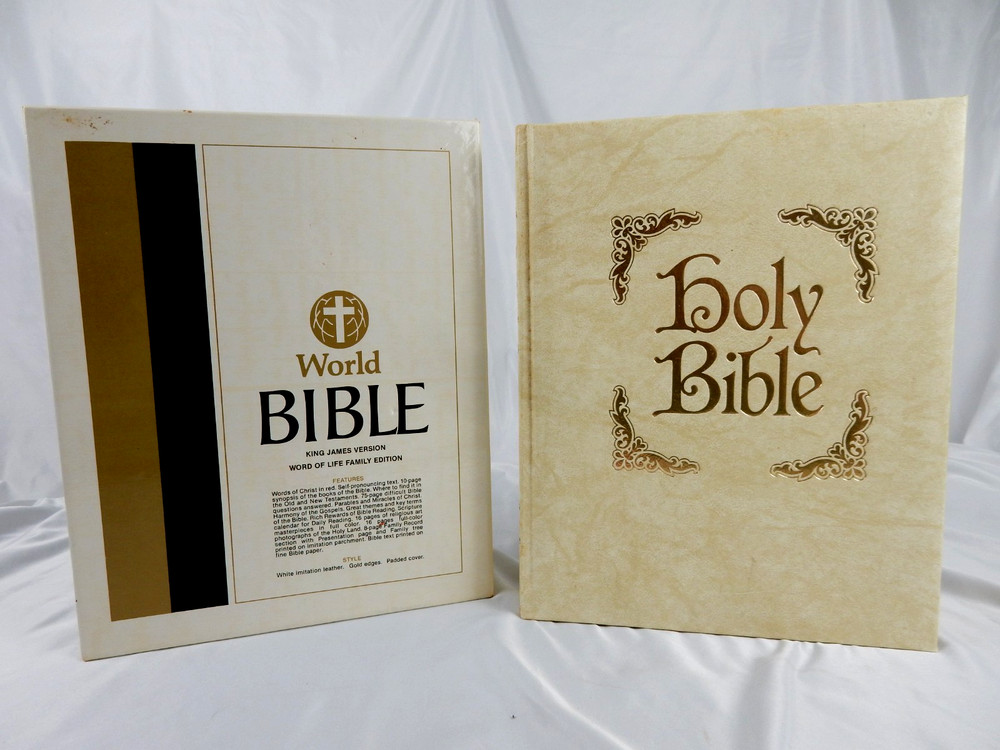 Vintage Holy Bible King James Version Word of Life Edition 1865W NIB