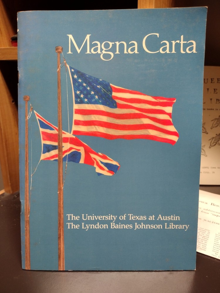 Magna Carta University of Texas Lyndon Baines Johnson Library 1980 36 Pages