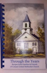 Spiral Cookbook 2008 Canaan NH United Methodist Church, Morris Press. Family Fr