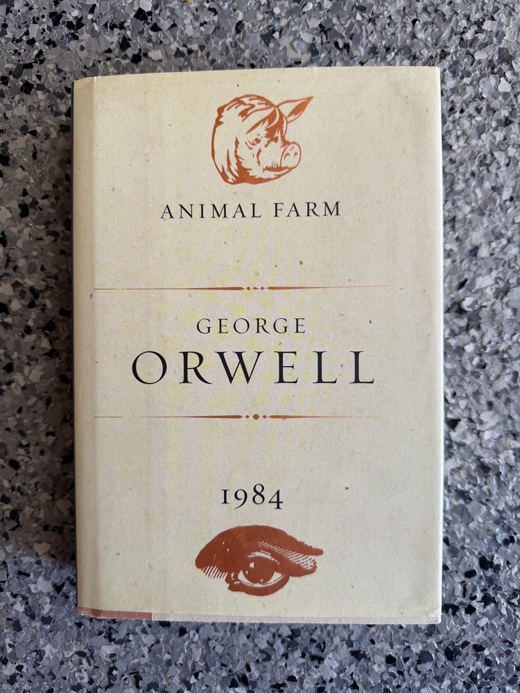 1984 & Animal Farm 2-in-1 by George Orwell Hardcover Book