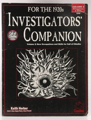 Investigator’s Companion vol. 2 (Call of Cthulhu Horror Roleplaying, 1920s, #234