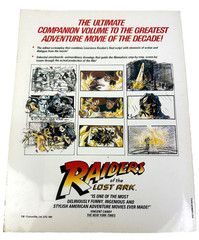 Raiders of the Lost Ark: The Illustrated Screenplay 1981 First Edition