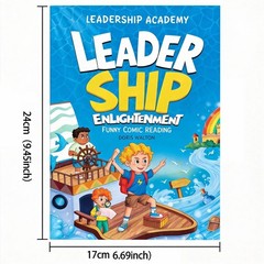 Leadership Academy Enlightenment Funny Comic Reading Book Motivational Humor