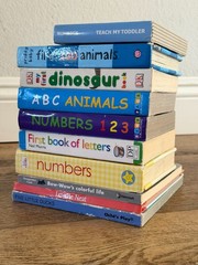 10 Toddler Board Books Lot ABC Numbers Animals Dinosaur Priddy Baby DK Learning