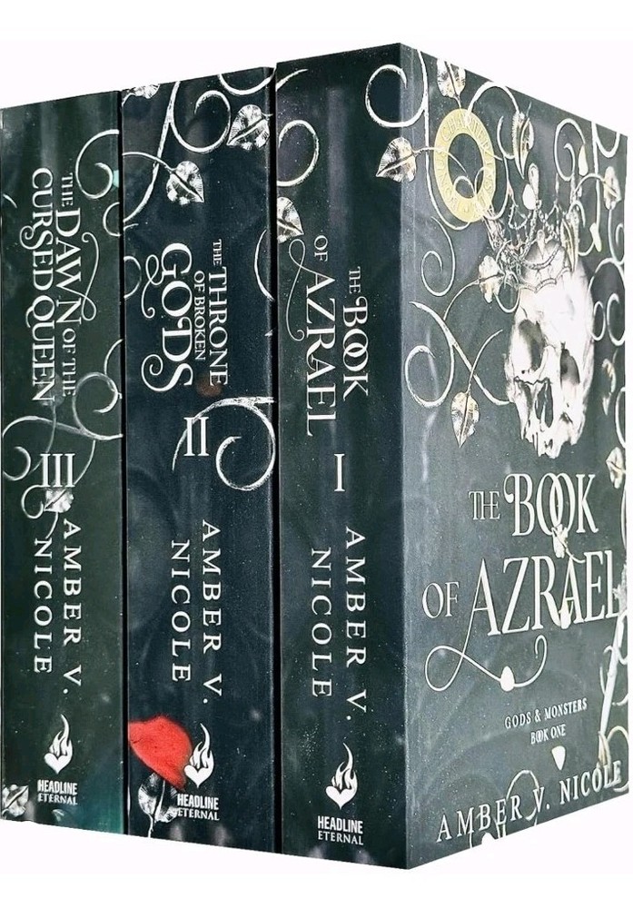 Gods & Monsters Series 3 Books Collection Set (The Book of Azrael, the Throne of