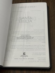 Santa Biblia Grupo Nelson Reina Valera Black 2013 Spanish softcover, good