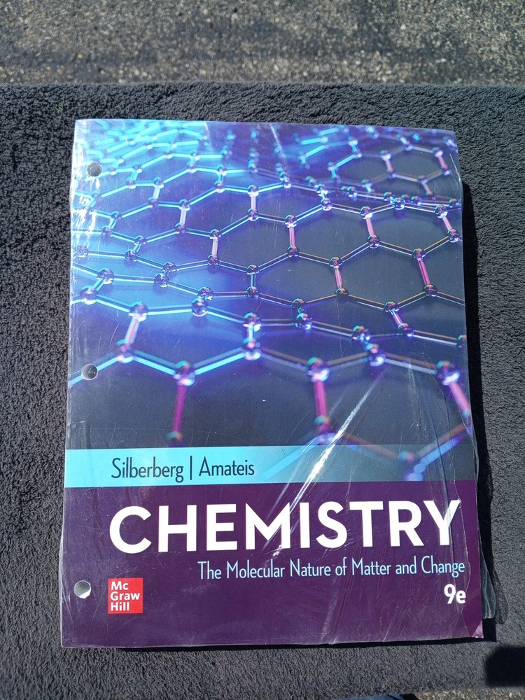 Chemistry The Molecular Nature of Matter NEW SEALED LOOSE LEAF Silberberg 9e 9th