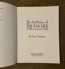 1989 The Pre-History of The Far Side, by: Gary Larson, SC on Paperback. FN/VF
