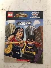 Lot Of 11 Scholastic Lego DC Phonics Pack 2 #1,2,3,4,5,6,7,8,10, WORKBOOK 1&2