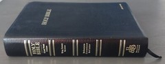 Holy Bible Premium Bonded Leather B&H KJV Giant Print Edition Red Letter 1982 VG