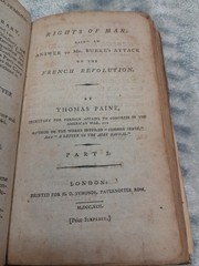 Thomas Paine 1792 first edition bound in calf, Common Sense, Rights of Man, +