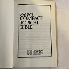 Nave’s Compact Topical Bible 1972 Regency Reference Library Zondervan HB Dust Ja