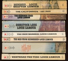 Western Action Adventure Lot of 8 Paperback by Louis Lamour