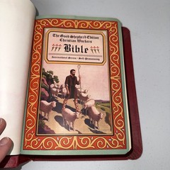 1946 Holy Bible The Good Shepherd Ed Christian Workers Indexed Illustrated EUC