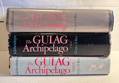Aleksandr Solzhenitsyn Gulag Achipelago I II III HCDJ Set Lot Very Good