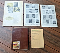 Lot of 5 vintage house plant books 1950s-70s Ferns and Palms Foliage Plants