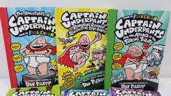 Captain Underpants & Dog Man Book Lot By Dav Pilkey 14 Books Mixed Titles