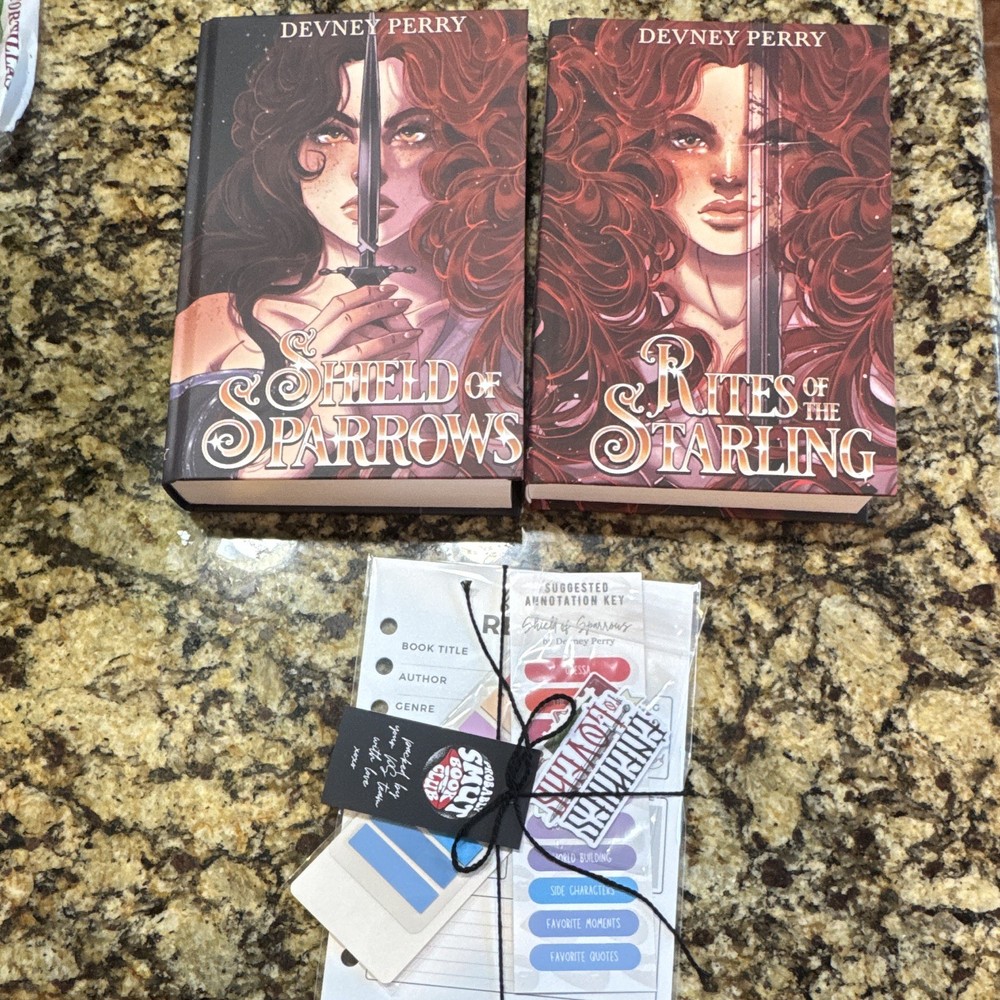 Probably Smut Shield of Sparrows & Rites of the Starling Hardcover + Sticker Kit