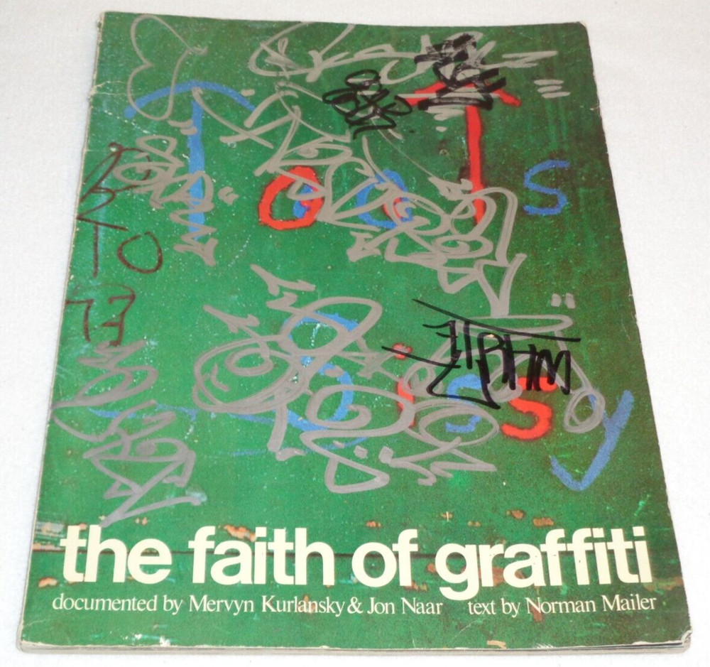 The Faith of Graffiti 1974 Norman Mailer 1st Ed. 1st Printing Uniquely Tagged