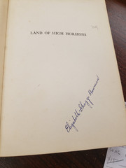 SMOKIES, Land of High Horizons, by Bowman 1948 USED SIGNED NC Book 212 pages