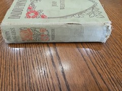 DADDY-LONG-LEGS BOOK BY JEAN WEBSTER 1912 ANTIQUE FLOWER BINDING LETTER WRITING