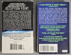 LOT OF 2 Dan Brown – Deception Point & Digital Fortress (Mass Paperback)