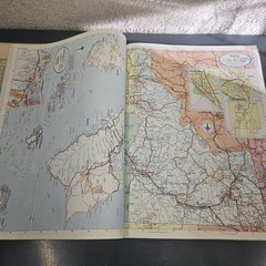 Mayflower Rand McNally Road Atlas US Canada Mexico Map 1971 National Parks