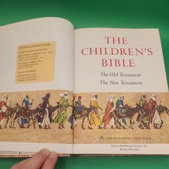 Vintage 1965 The Children’s Bible Book Hardcover God Religion 510 Pages