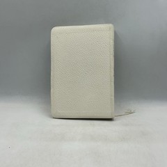 Collins Genuine White French Morocco Leather Red Letter Concordance Bible W/ Box