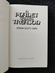 A Planet Called Treason by Orson Scott Card 1979 HCDJ First Edition