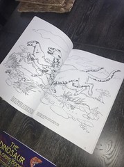 3 NEW DOVER COLORING BOOKS The Dinosaur, Prehistoric Mammals, American President