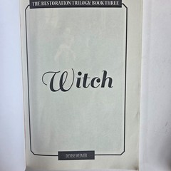 Denise Weimer Restoration Trilogy White Widow Witch 1 SIGNED Author Paranormal