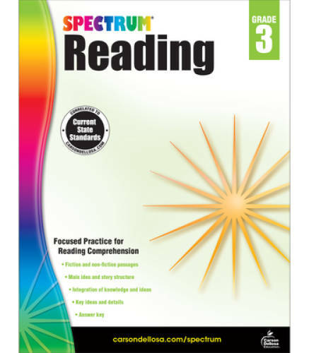 Spectrum Reading Workbook, Grade 3 – Paperback By Spectrum – GOOD