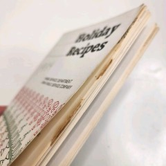 Vintage 90s Holiday Recipes Midwest Power Systems Collectable Regional Cookbooks