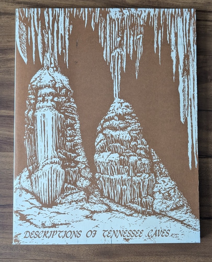 Descriptions of Tennessee Caves, Matthews, 2000, w/Map, NEW Paperback Caving