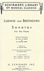 BEETHOVEN SONATAS-Bk. 1 (17 Sonatas) For The Piano Vol. I 341 pages Schirmer