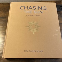 Chasing the Sun Tata Solar Power in India Oversized Coffee Table Book Nice Rare