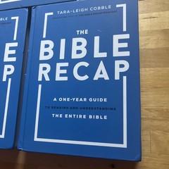 The Bible Recap A One Year Guide – Lot of 3 Hardcover Set – Tara-Leigh Cobble