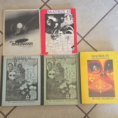 Matrix Series by Valdamar Valerian Signed number three Set of 4 Vintage Books