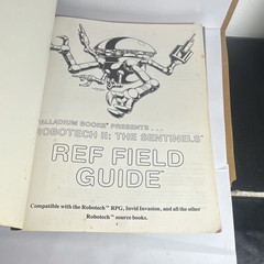 Robotech II The Sentinels RPG + REF Field Guide Palladium Books 1988 1990 Print